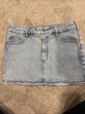 PacSun Light Blue Denim Mini Skirt 27